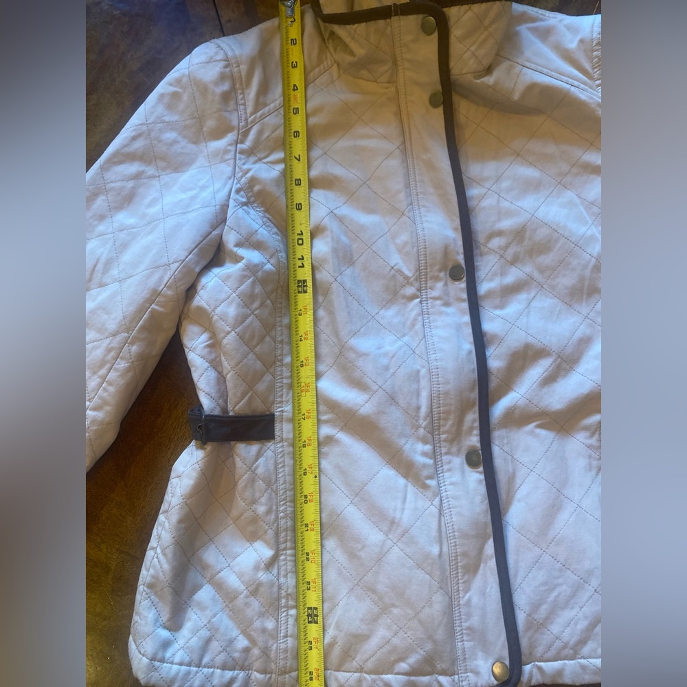 Pendleton Cream Utility Jacket With Brown Trim - image 7